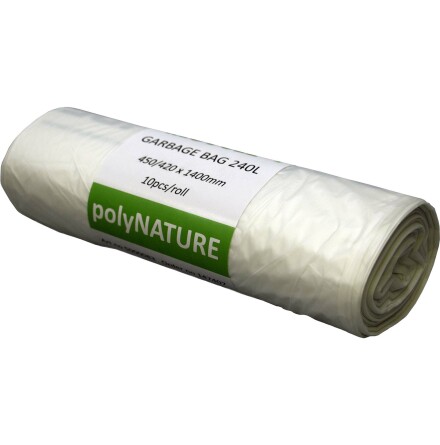 Sopsäck Polynature 240l vit 10