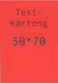 Kartong 50x70cm fl.rd 10/fp