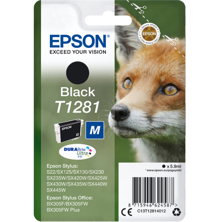 Blck Epson T1281 svart