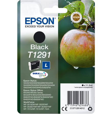 Blck Epson T1291 svart