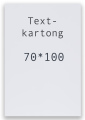 Kartong 70x100 vit 5/fp