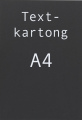 Kartong A4 svart 25/fp