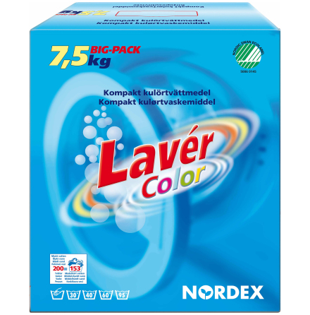 Tvättmedel Lavér Color 7,5kg