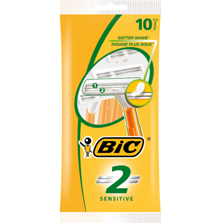 BIC 2 Sensitive rakhyvlar 10st