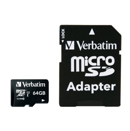 Verbatim SDHC/MicroSDHC 64GB