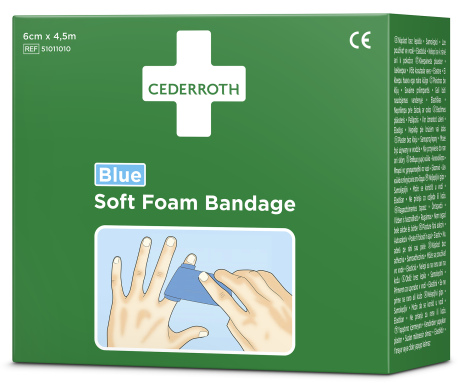Bandage Soft Foam Bandage Blue