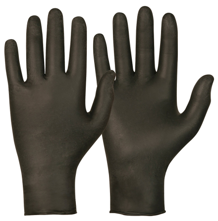 Handske nitril svarta s.XL 180