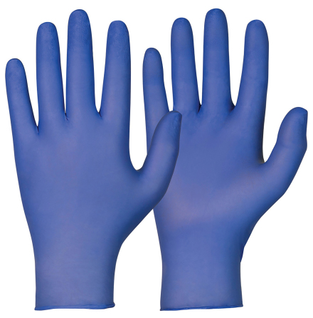 Handske nitril, blå s.S 200st/