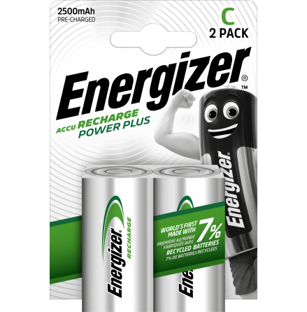 Batteri Laddb Energizer C 2/fp