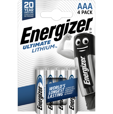 Batteri Lithium AAA 4p