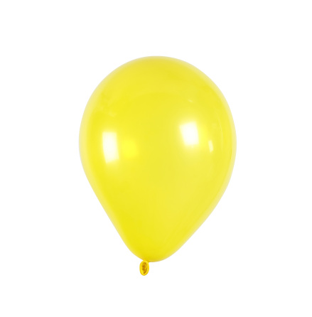 Ballonger rund 23cm gul 10/fp