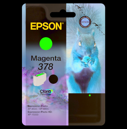 Blck Epson T378 Magenta