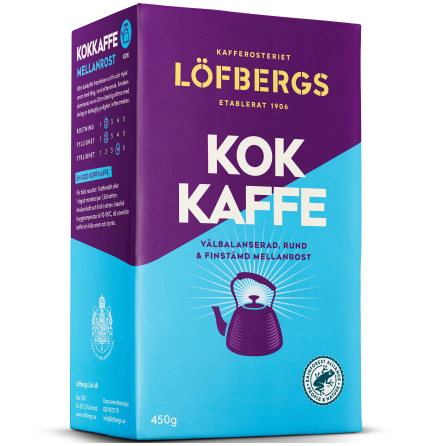 Kaffe Lfbergs Kok Mell 450g