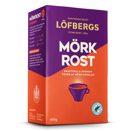 Kaffe Lfbergs Mrkrost  450g