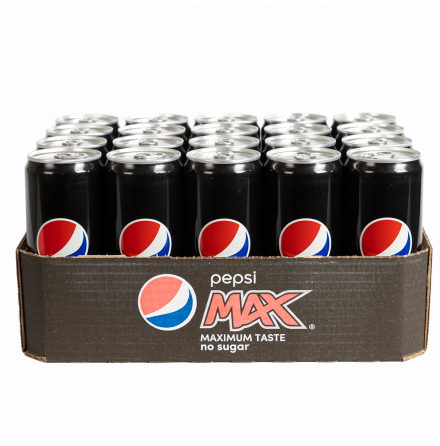 Pepsi Max 33cl sleek can