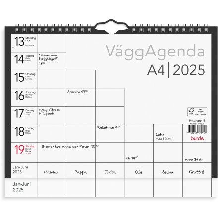 Vggkalender 2024 Agenda A5