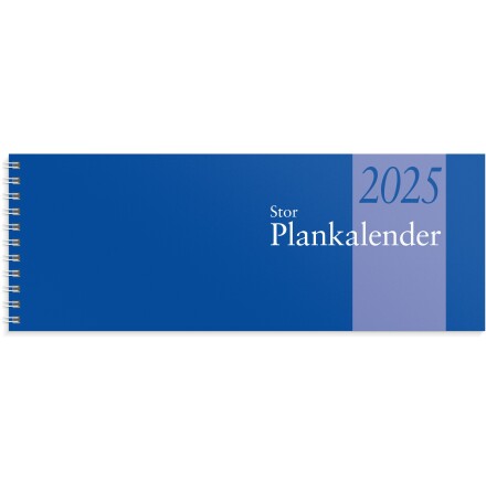 Stor Plankalender spiralb 2025