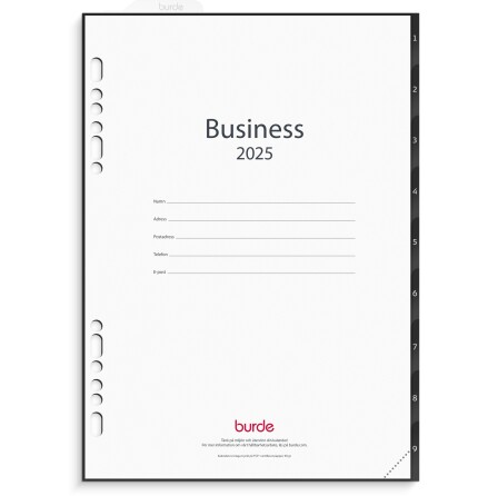 Kalender 2025 Business grund