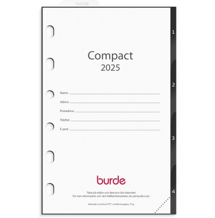 Kalender 2025 Compact grund