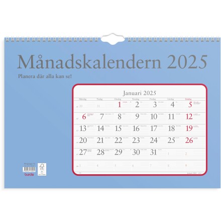 Mnadskalendern 2025