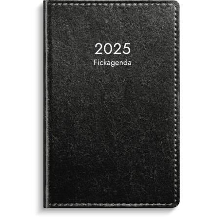 Fickagenda svart 2025