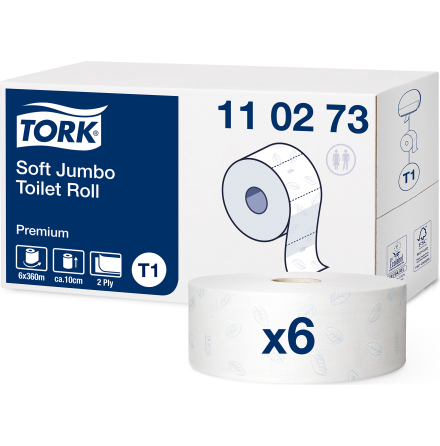 Toalettppr Tork Premium T1 6/f