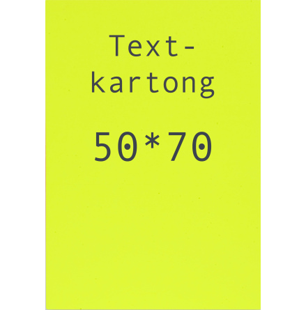 Kartong 50x70cm fl.gul 10/fp