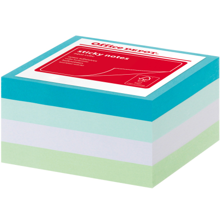 Notiskub Office 76x76mm aqua