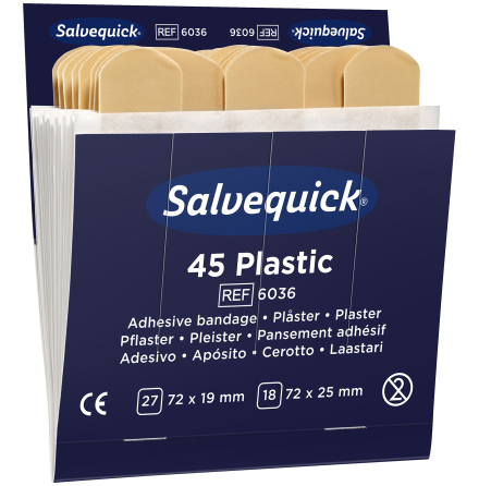 Plsterrefill 6036 plast 6x45f