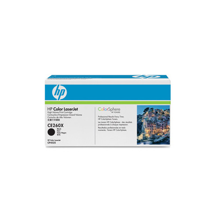 Toner HP CE260X 17k svart