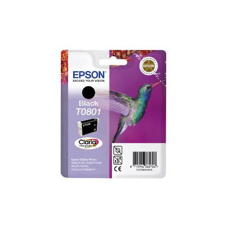 Blckpatron Epson T0801 svart