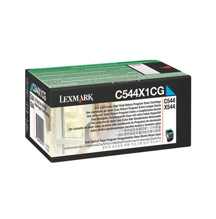 Toner Lexmark C544X1CG cyan