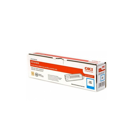 Toner Oki 44059107 Cyan 8k