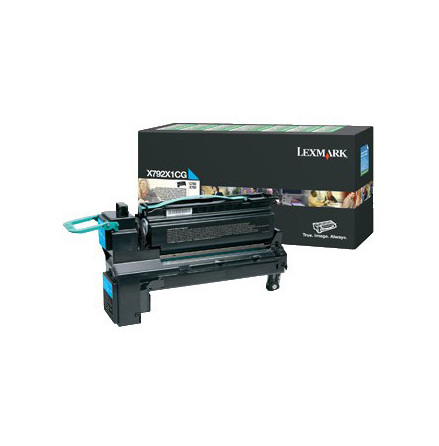 Toner Lexmark X792X1CG cyan