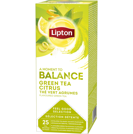 Te Liptons Green citrus 25/fp