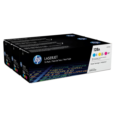 Toner HP 128A C/M/Y 3-pack