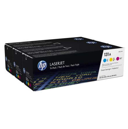 Toner HP 131A C/M/Y 3-pack