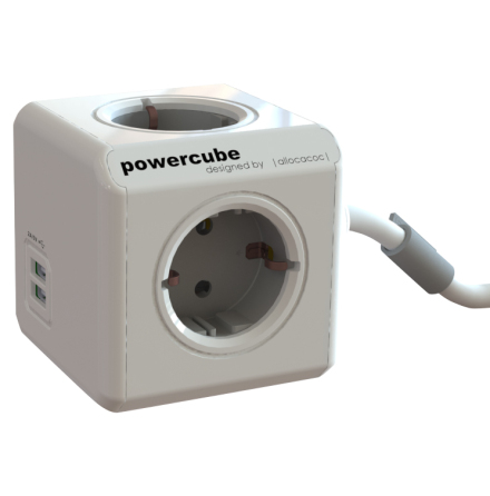 Grenuttag Powercube 4+USB 1,5m