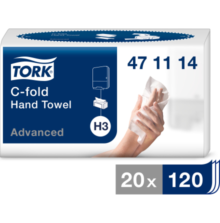 Handduk Tork C Adv H3 2400/fp