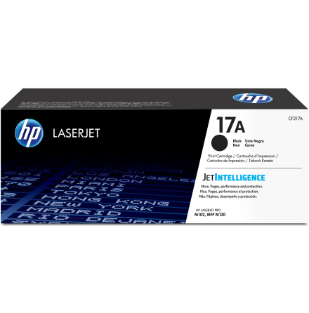 Toner HP 17A CF217A Svart 1,6k