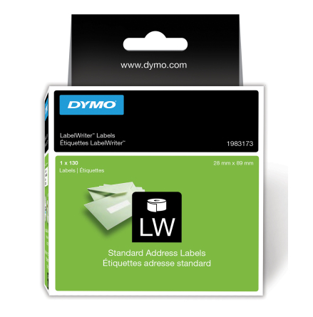 Etikett Dymo 89x28mm 130/rl