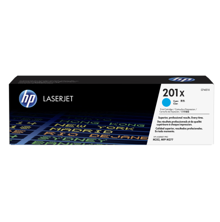 Toner HP 201X CF401X Cyan 2,3k