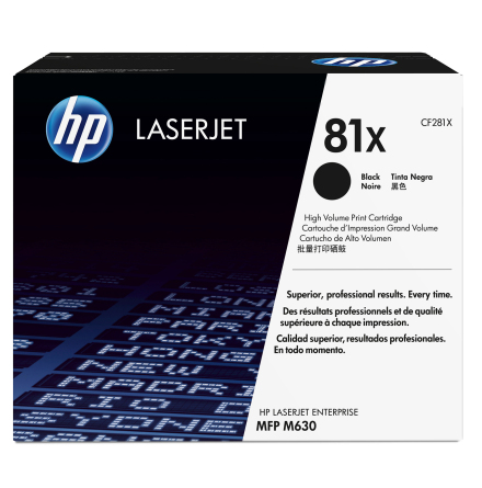 Toner HP 81X CF281X svart