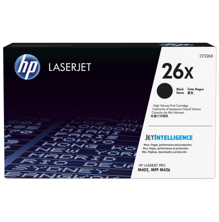 Toner HP 26X CF226X Svart 9k