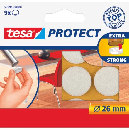 Filttassar Tesa 26mm vit 9/fp