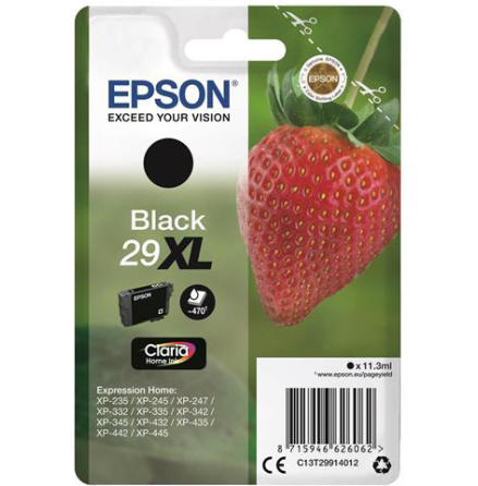 Blck Epson 29XL svart