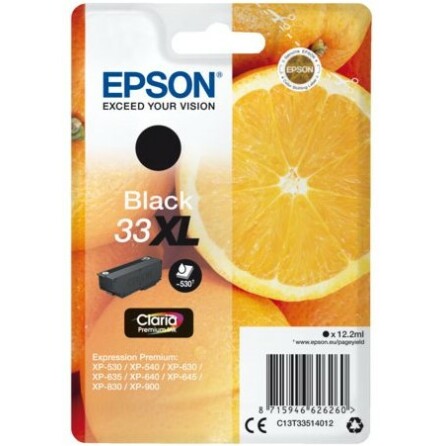 Blck Epson 33XL svart