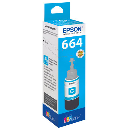 Blck Epson 664 T6642 cyan