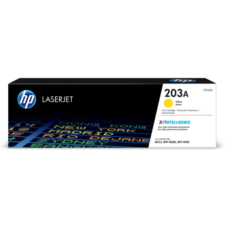 Toner HP 203A CF542A gul 1,3k