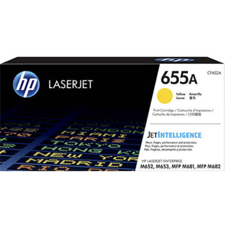 Toner HP 655A CF452A gul 10,5k